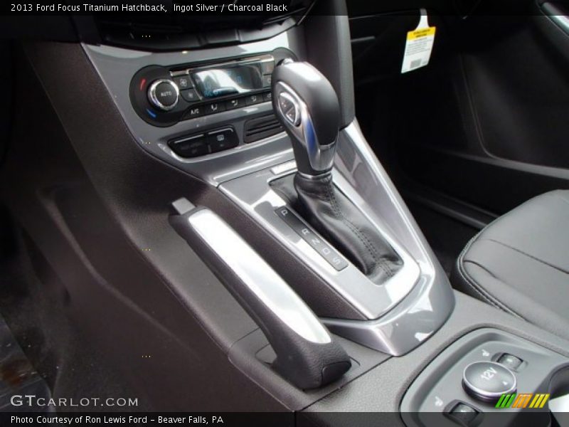 Ingot Silver / Charcoal Black 2013 Ford Focus Titanium Hatchback