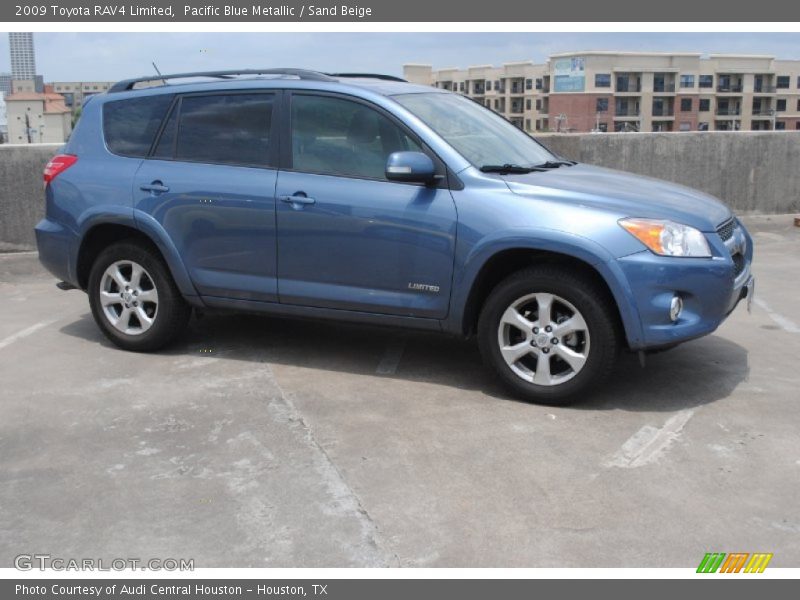 Pacific Blue Metallic / Sand Beige 2009 Toyota RAV4 Limited