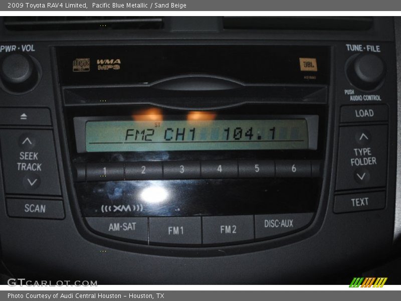 Pacific Blue Metallic / Sand Beige 2009 Toyota RAV4 Limited