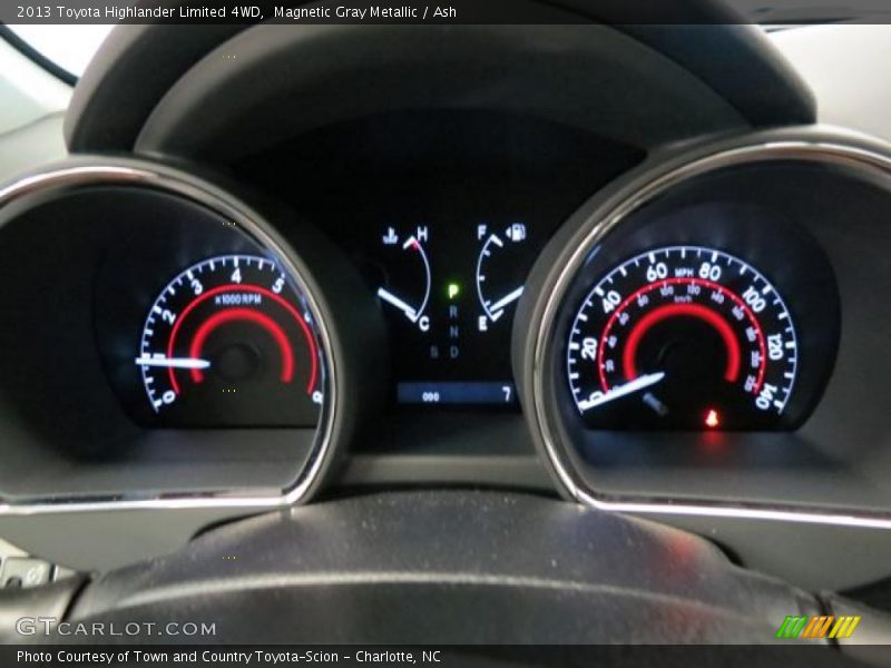 Magnetic Gray Metallic / Ash 2013 Toyota Highlander Limited 4WD