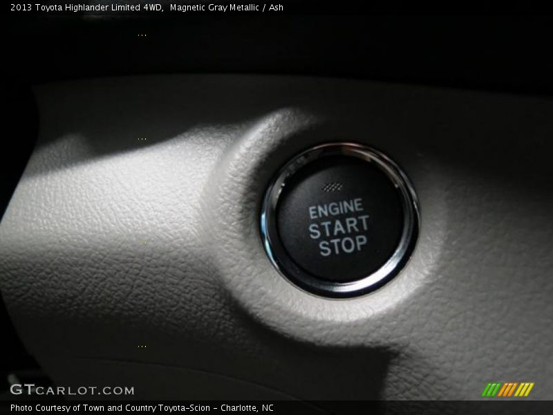 Magnetic Gray Metallic / Ash 2013 Toyota Highlander Limited 4WD