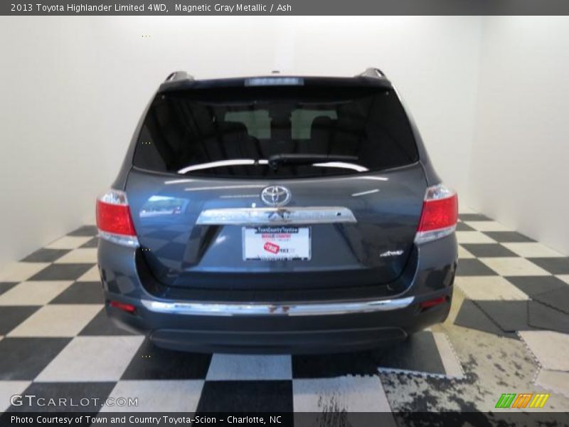 Magnetic Gray Metallic / Ash 2013 Toyota Highlander Limited 4WD