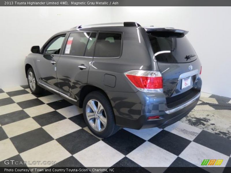 Magnetic Gray Metallic / Ash 2013 Toyota Highlander Limited 4WD