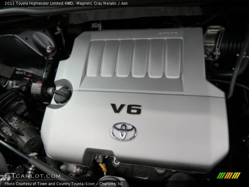 Magnetic Gray Metallic / Ash 2013 Toyota Highlander Limited 4WD