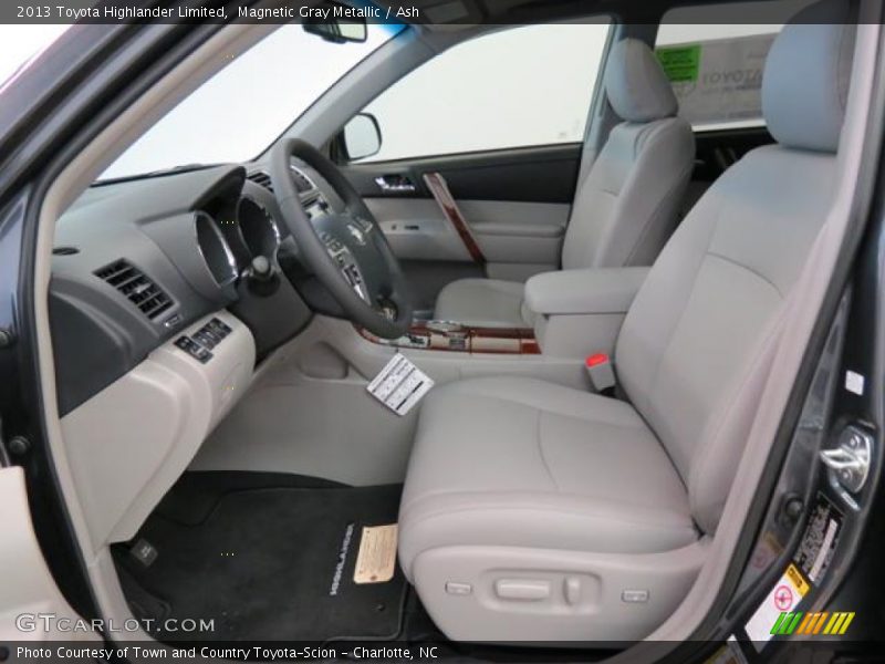  2013 Highlander Limited Ash Interior