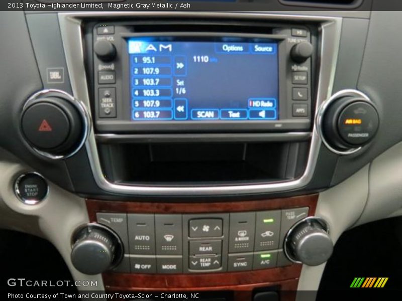 Magnetic Gray Metallic / Ash 2013 Toyota Highlander Limited