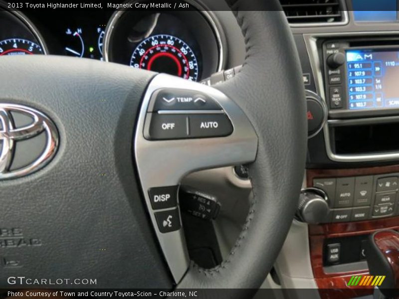 Controls of 2013 Highlander Limited