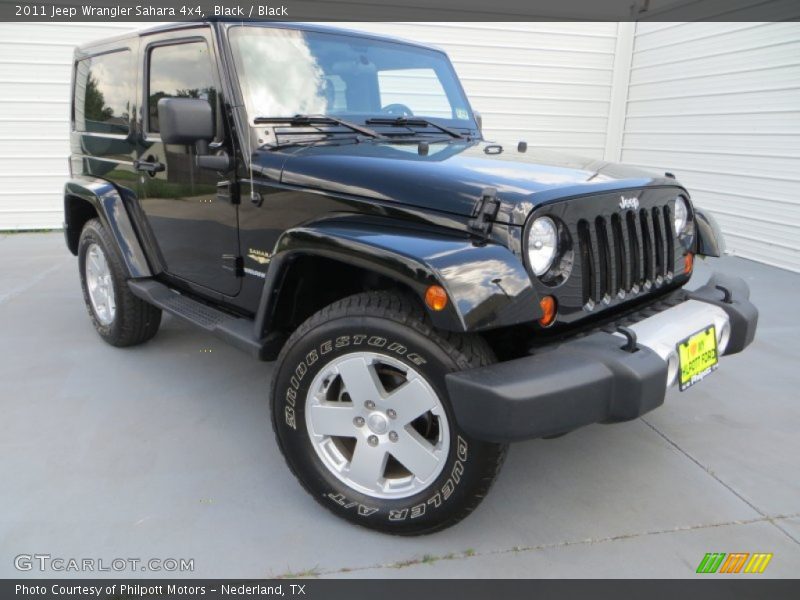 Black / Black 2011 Jeep Wrangler Sahara 4x4