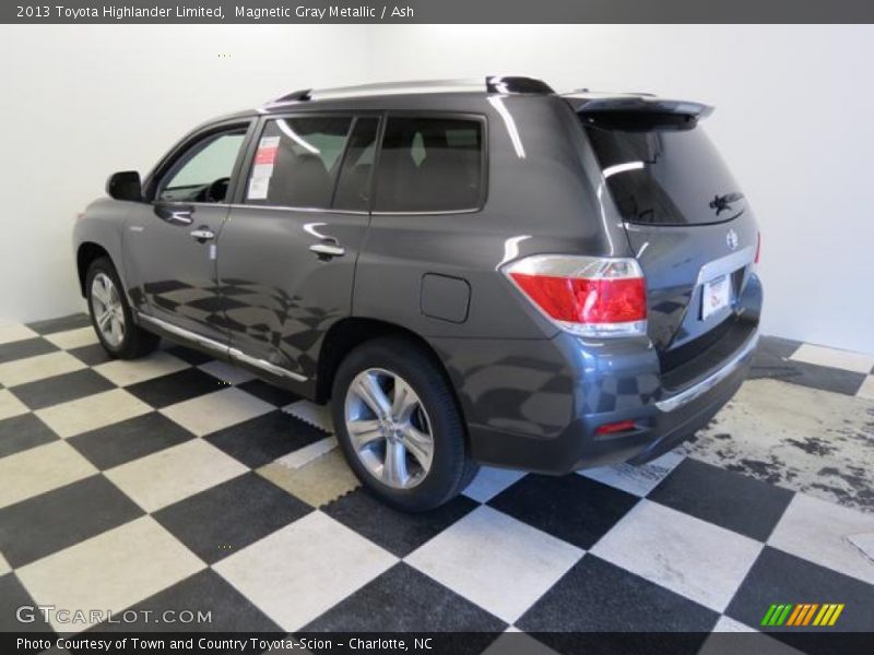 Magnetic Gray Metallic / Ash 2013 Toyota Highlander Limited