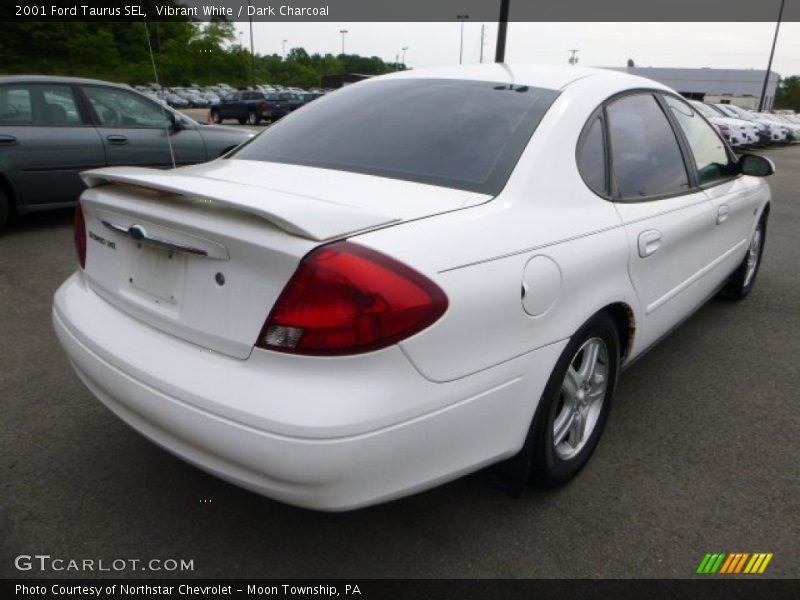 Vibrant White / Dark Charcoal 2001 Ford Taurus SEL