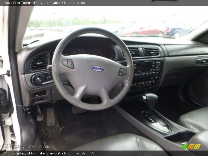 Vibrant White / Dark Charcoal 2001 Ford Taurus SEL