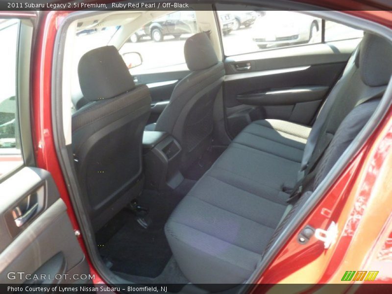 Ruby Red Pearl / Off-Black 2011 Subaru Legacy 2.5i Premium