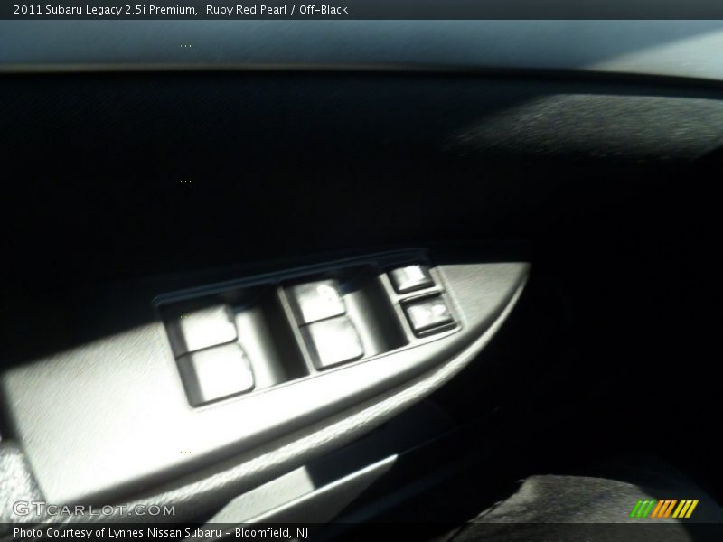 Ruby Red Pearl / Off-Black 2011 Subaru Legacy 2.5i Premium