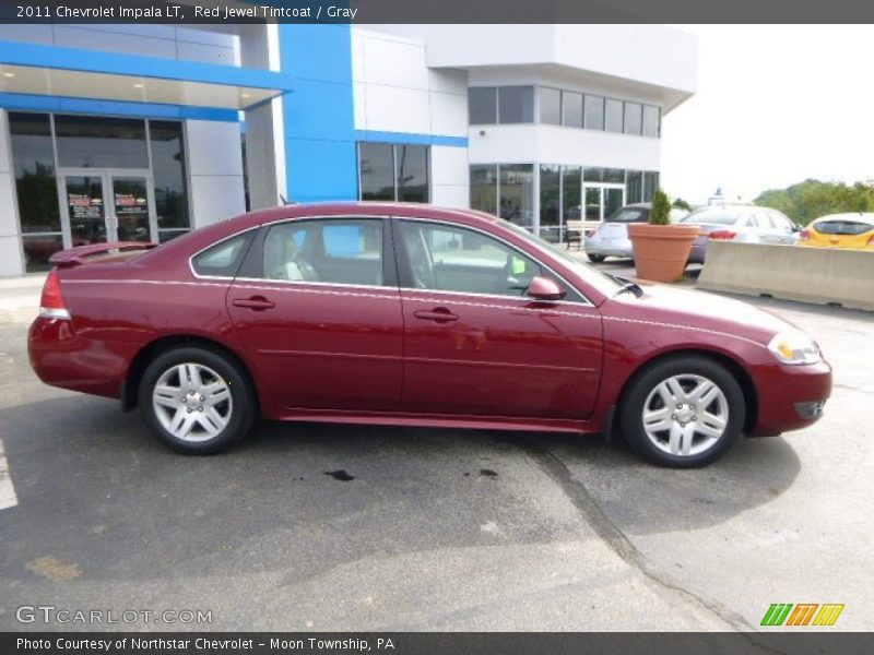 Red Jewel Tintcoat / Gray 2011 Chevrolet Impala LT