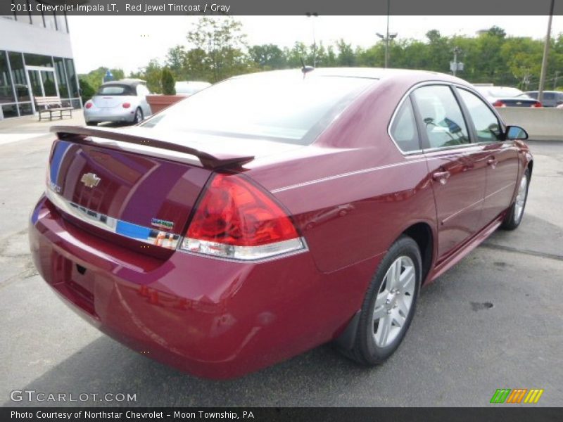 Red Jewel Tintcoat / Gray 2011 Chevrolet Impala LT