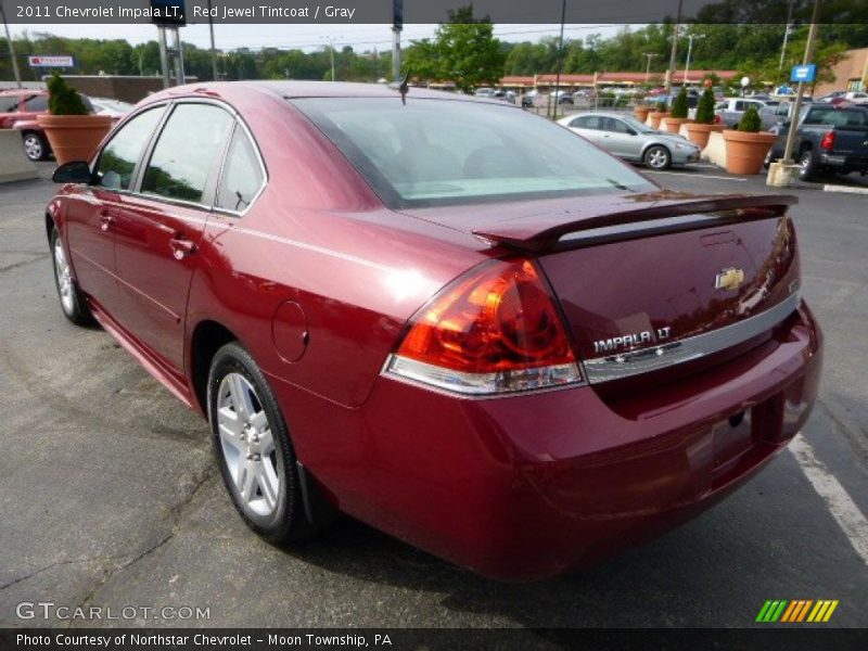 Red Jewel Tintcoat / Gray 2011 Chevrolet Impala LT