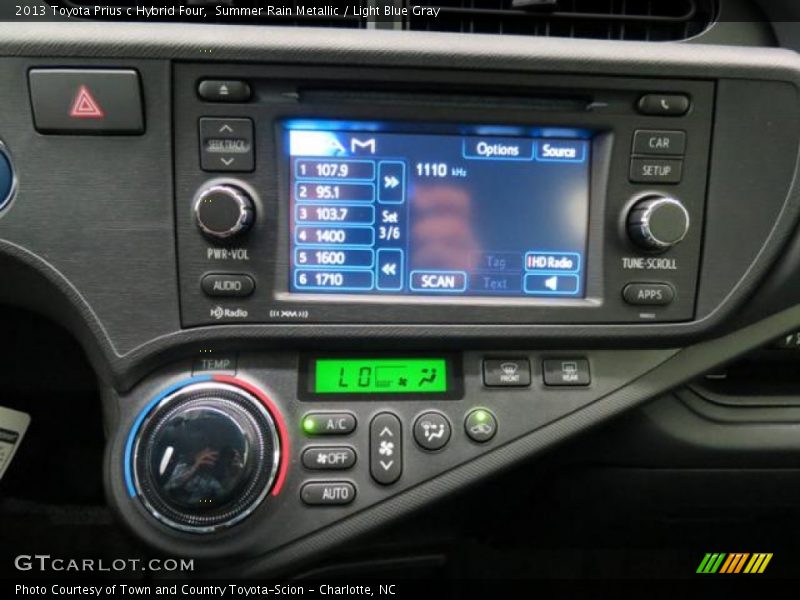 Controls of 2013 Prius c Hybrid Four