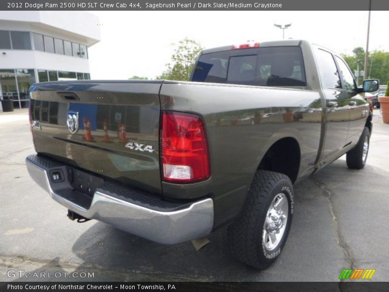 Sagebrush Pearl / Dark Slate/Medium Graystone 2012 Dodge Ram 2500 HD SLT Crew Cab 4x4