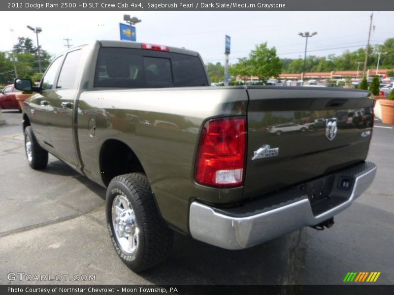Sagebrush Pearl / Dark Slate/Medium Graystone 2012 Dodge Ram 2500 HD SLT Crew Cab 4x4