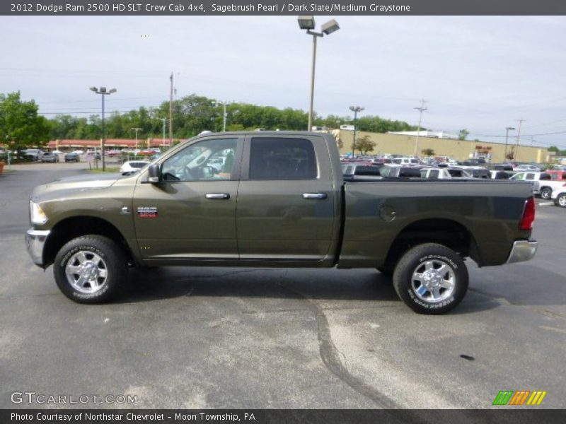  2012 Ram 2500 HD SLT Crew Cab 4x4 Sagebrush Pearl