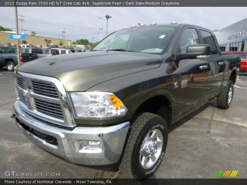 Front 3/4 View of 2012 Ram 2500 HD SLT Crew Cab 4x4