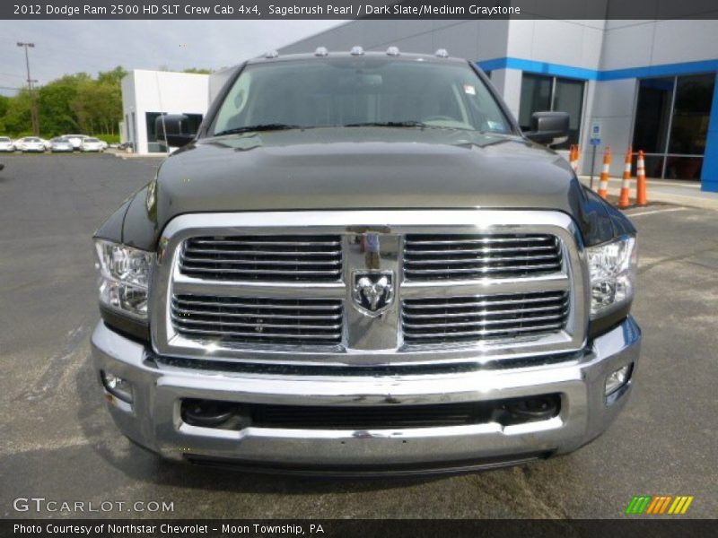 Sagebrush Pearl / Dark Slate/Medium Graystone 2012 Dodge Ram 2500 HD SLT Crew Cab 4x4