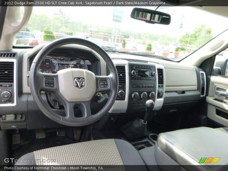 Dashboard of 2012 Ram 2500 HD SLT Crew Cab 4x4