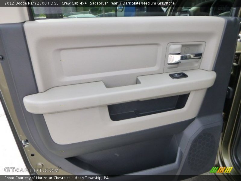 Sagebrush Pearl / Dark Slate/Medium Graystone 2012 Dodge Ram 2500 HD SLT Crew Cab 4x4