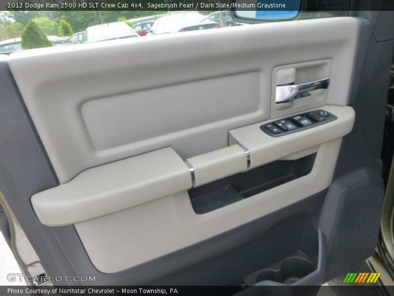 Sagebrush Pearl / Dark Slate/Medium Graystone 2012 Dodge Ram 2500 HD SLT Crew Cab 4x4