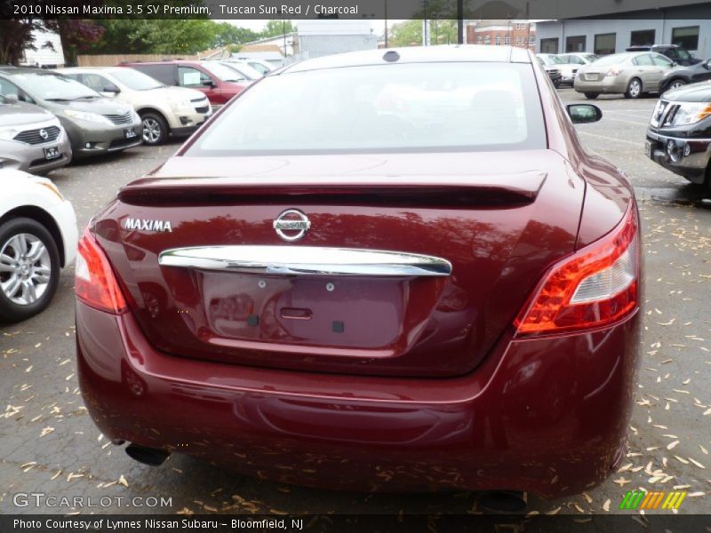 Tuscan Sun Red / Charcoal 2010 Nissan Maxima 3.5 SV Premium