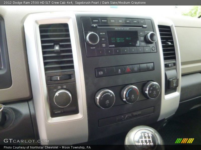 Sagebrush Pearl / Dark Slate/Medium Graystone 2012 Dodge Ram 2500 HD SLT Crew Cab 4x4