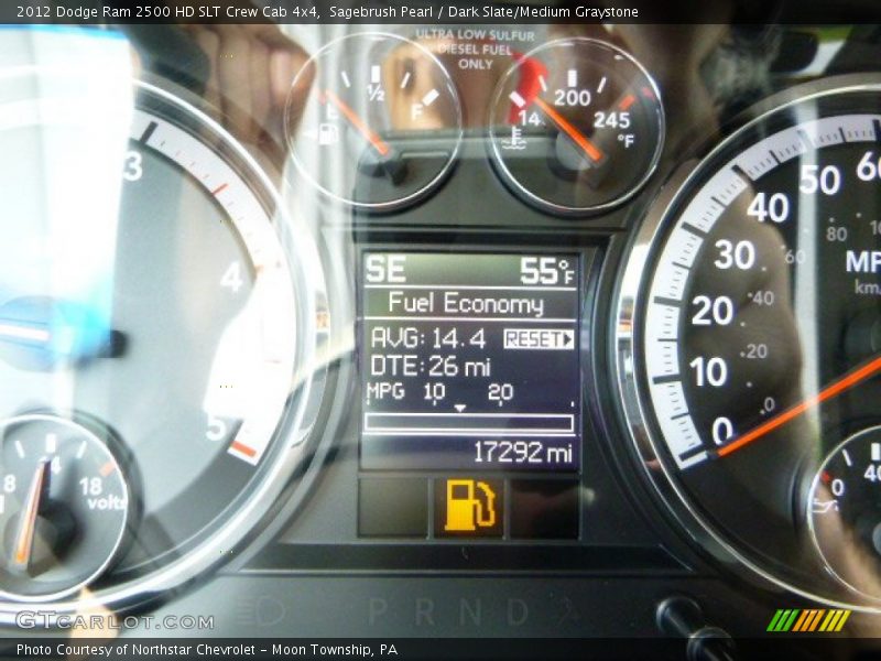 Sagebrush Pearl / Dark Slate/Medium Graystone 2012 Dodge Ram 2500 HD SLT Crew Cab 4x4