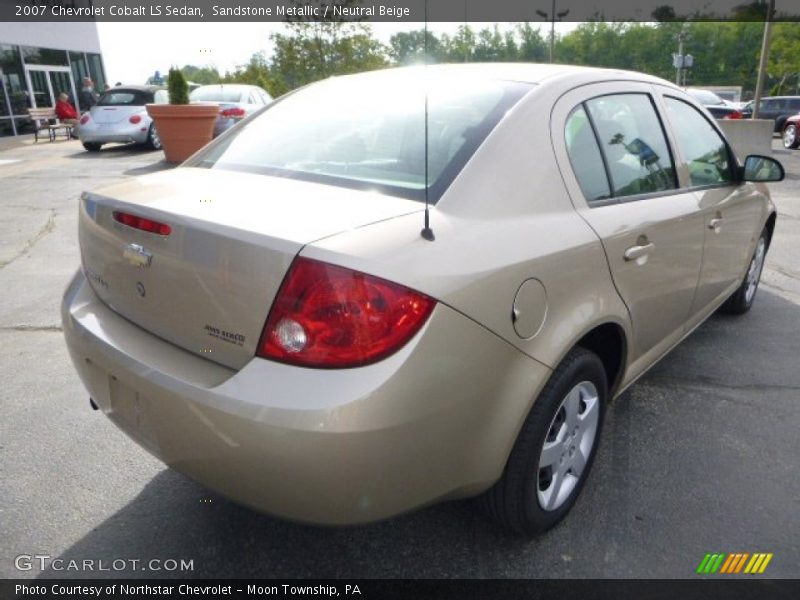 Sandstone Metallic / Neutral Beige 2007 Chevrolet Cobalt LS Sedan