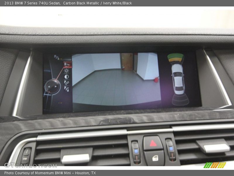 Carbon Black Metallic / Ivory White/Black 2013 BMW 7 Series 740Li Sedan