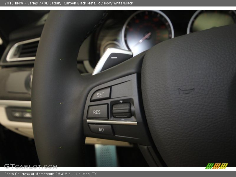 Controls of 2013 7 Series 740Li Sedan