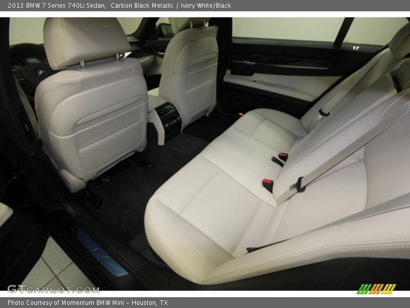 Rear Seat of 2013 7 Series 740Li Sedan