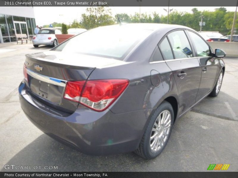 Taupe Gray Metallic / Jet Black 2011 Chevrolet Cruze ECO