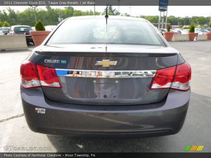 Taupe Gray Metallic / Jet Black 2011 Chevrolet Cruze ECO