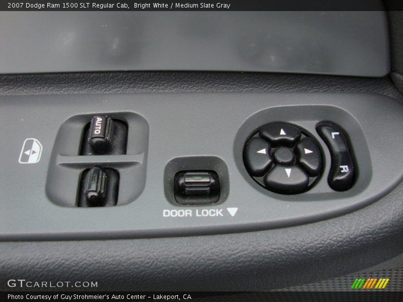 Bright White / Medium Slate Gray 2007 Dodge Ram 1500 SLT Regular Cab