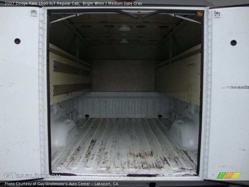 Bright White / Medium Slate Gray 2007 Dodge Ram 1500 SLT Regular Cab