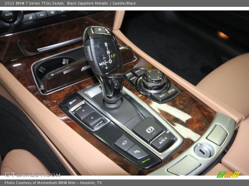 Black Sapphire Metallic / Saddle/Black 2013 BMW 7 Series 750Li Sedan