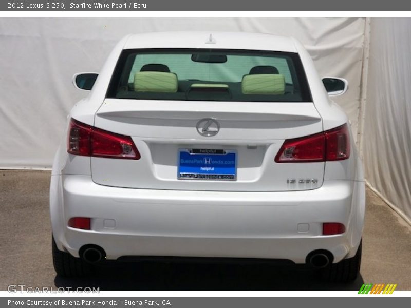 Starfire White Pearl / Ecru 2012 Lexus IS 250