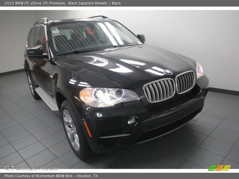 Black Sapphire Metallic / Black 2013 BMW X5 xDrive 35i Premium
