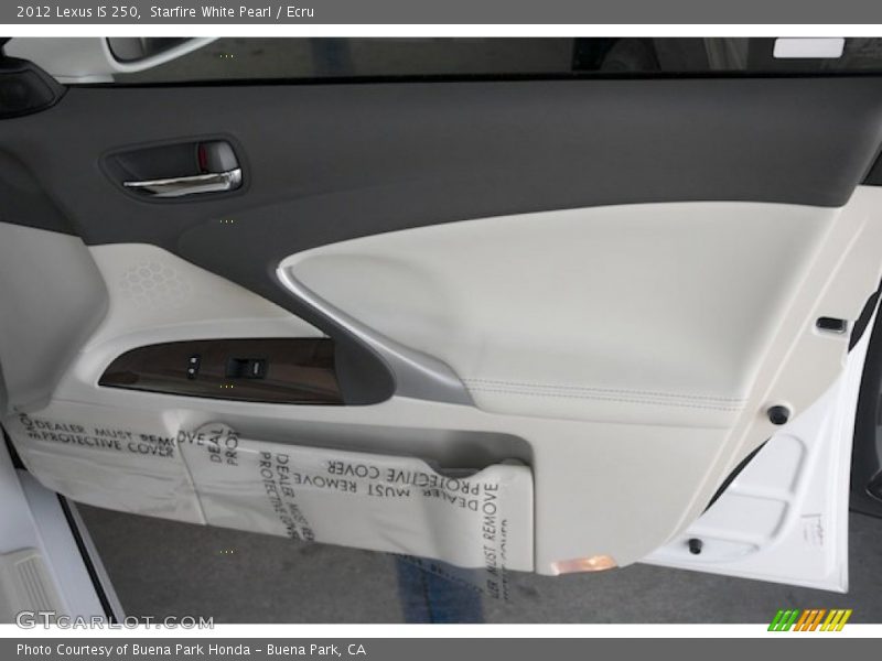 Starfire White Pearl / Ecru 2012 Lexus IS 250