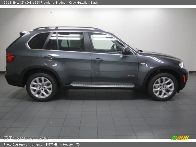 Platinum Gray Metallic / Black 2013 BMW X5 xDrive 35i Premium