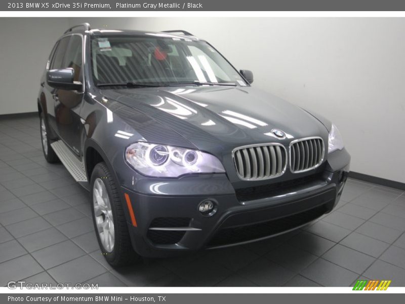 Platinum Gray Metallic / Black 2013 BMW X5 xDrive 35i Premium