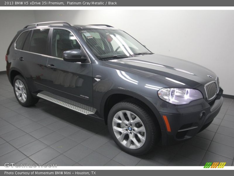 Platinum Gray Metallic / Black 2013 BMW X5 xDrive 35i Premium