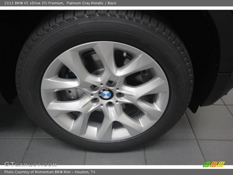 Platinum Gray Metallic / Black 2013 BMW X5 xDrive 35i Premium