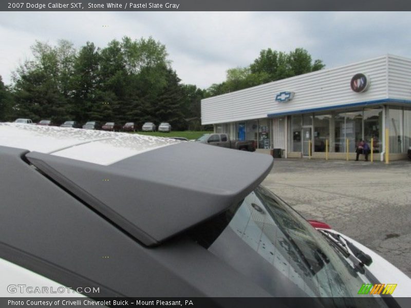 Stone White / Pastel Slate Gray 2007 Dodge Caliber SXT