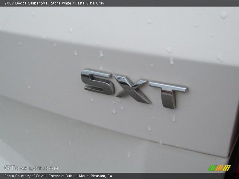 Stone White / Pastel Slate Gray 2007 Dodge Caliber SXT